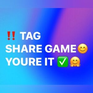 Share Game Tag You’re It!SHARES=CLOSET SALES READ DESCRIPTION YOU WILL BE SHARED
